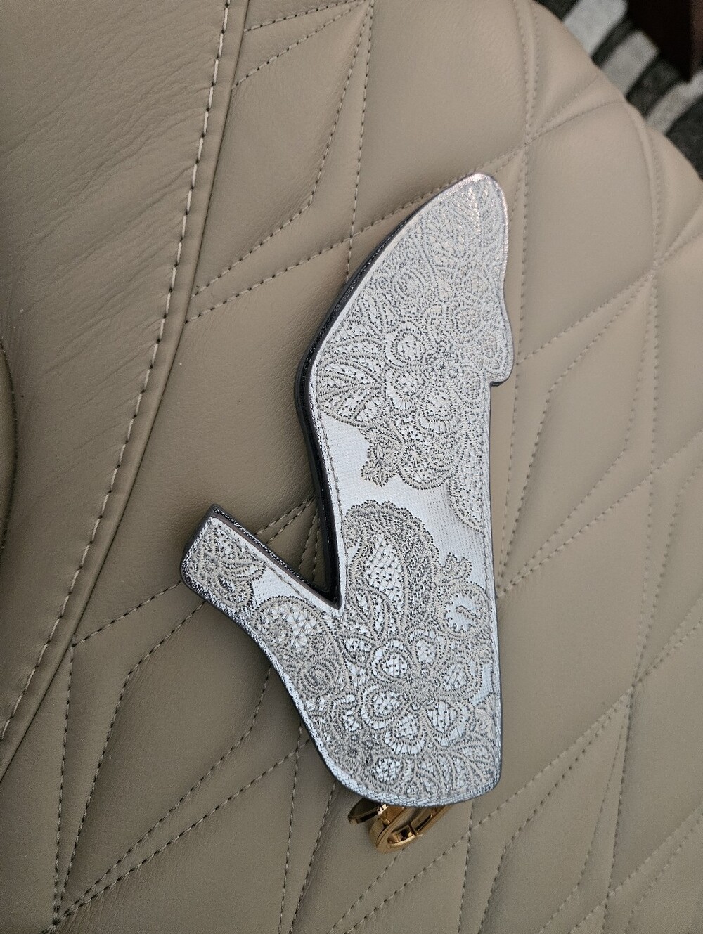 Cinderella Slipper Coin Purse Keychain